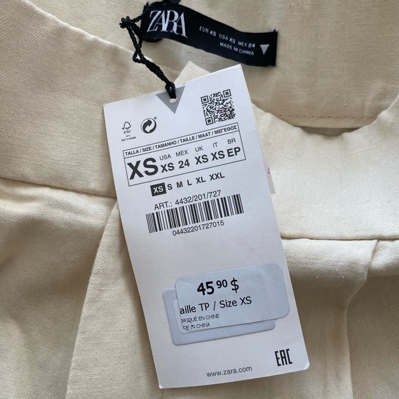 ZARA linen shorts- BNWT - Picture 5 of 9